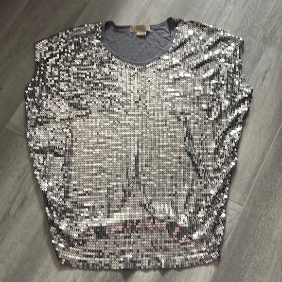 Michael Kors Tops - Michael Kors sequinned top size large